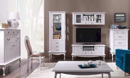 MEBLE POKOJOWE DIANA SOSNA ŚNIEŻNA