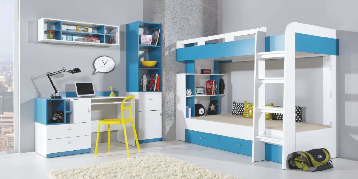 Łóżko piętrowe Mobi MO19