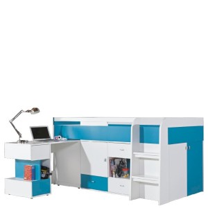 Łóżko piętrowe z biurkiem Mobi MO21