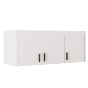 Nadstawka do szafy Elena 3D Biała