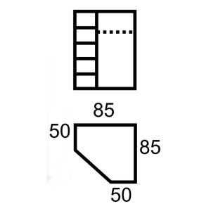 Szafa narożna Oskar OSZN