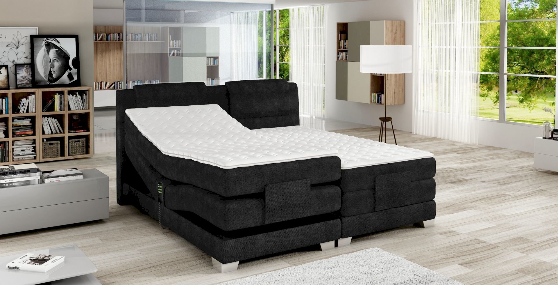 Łóżko kontynentalne Wave 160x200