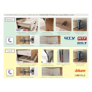 Szafka kuchenna Premio 9D z szufladami