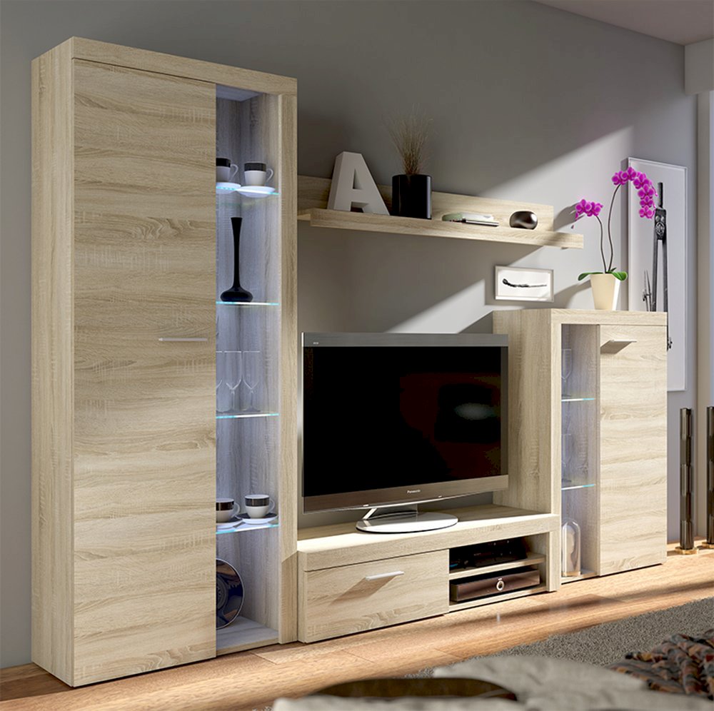 Meblościanka Rumba Dąb Sonoma