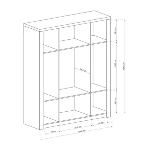Szafa 4 drzwi Indianapolis I18