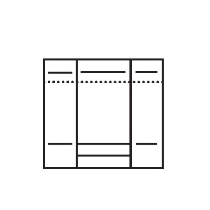 Szafa 4 drzwi Indianapolis I18