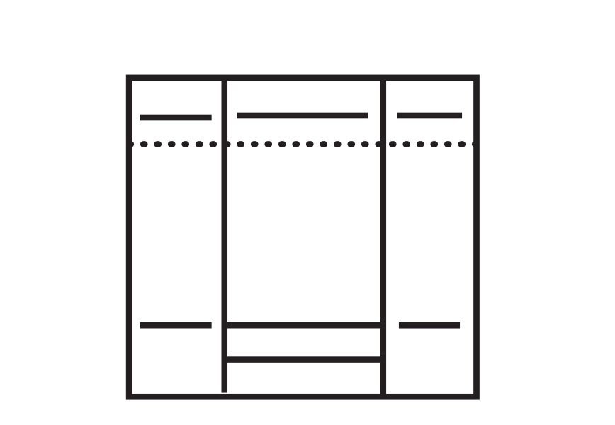 Szafa 4 drzwi Indianapolis I18