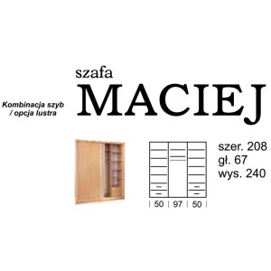 Szafa przesuwna Maciej
