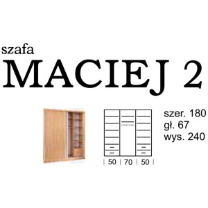 Szafa przesuwna Maciej 2