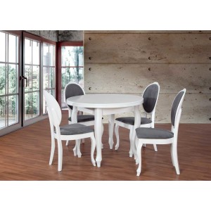 Stół Fornir 5 + 4 krzesła Sofia (zest. FX2)