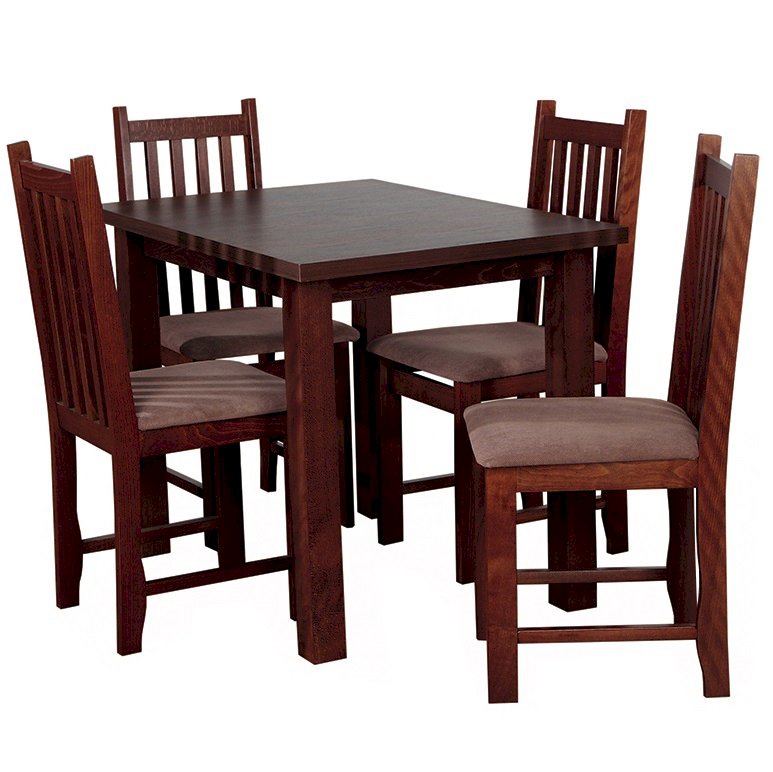 Stół Bis Tralka 13 + 4 krzesła Bis Tralka (zest. FX31)