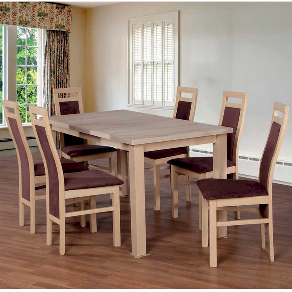 Stół Laminat 9 + 6 krzeseł Adam (zest. FX33)