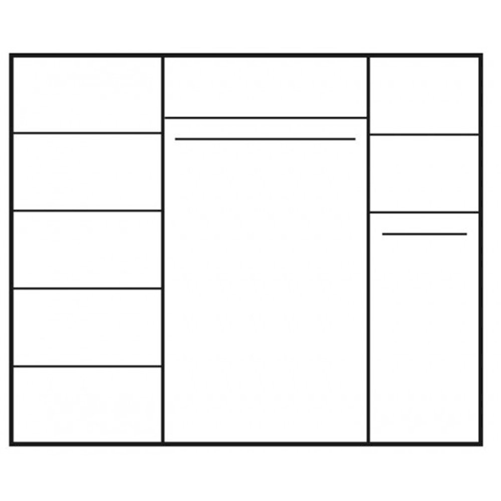 Szafa Dione z lustrem (8 paneli)