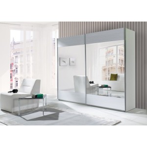 Szafa Lux Stripes Biały + Biały Stripes