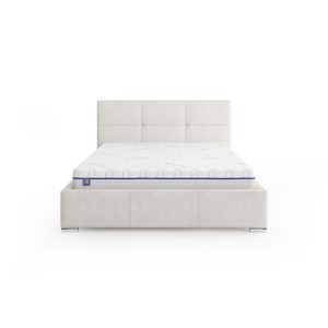 (90x200) PROMOCJA Łóżko tapicerowane Lily + Stelaż + Materac