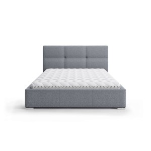 (90x200) PROMOCJA Łóżko tapicerowane Lily + Stelaż + Materac