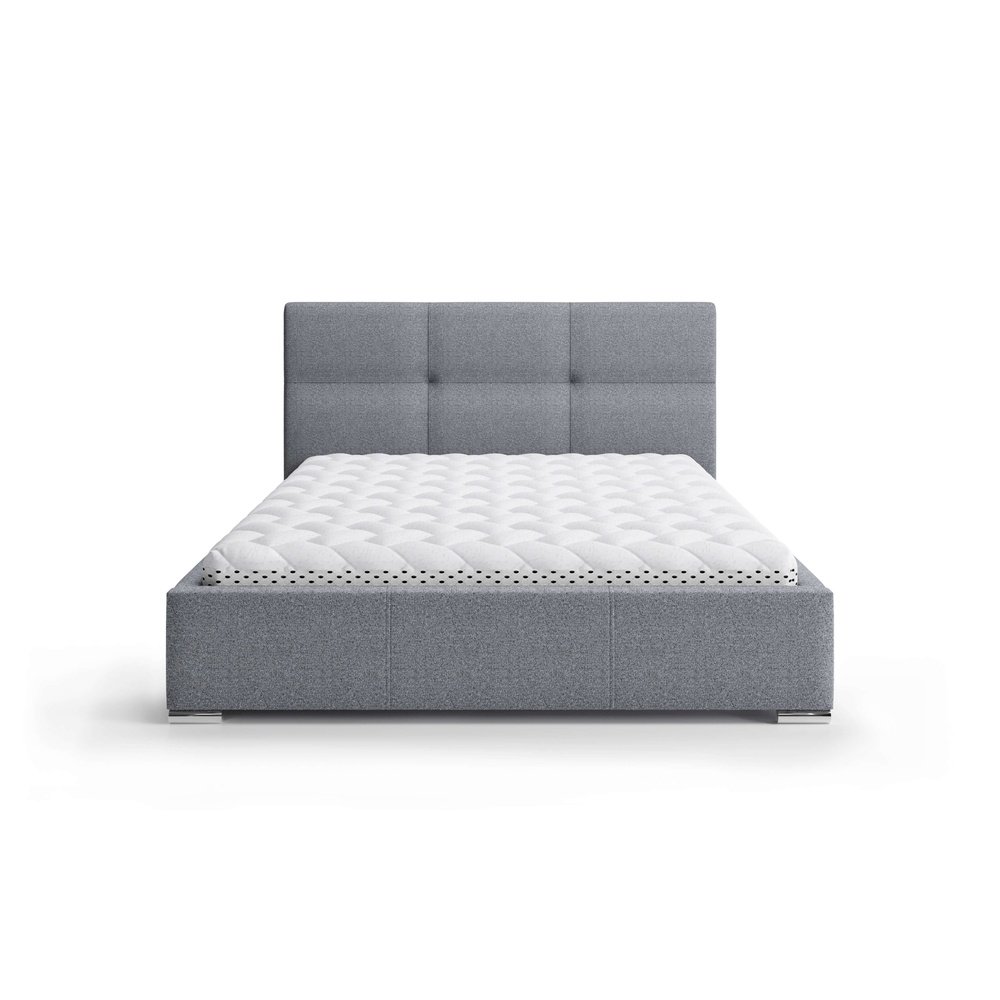 (90x200) PROMOCJA Łóżko tapicerowane Lily + Stelaż + Materac