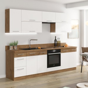 Meble kuchenne Vigo Biały Połysk zestaw 260/72