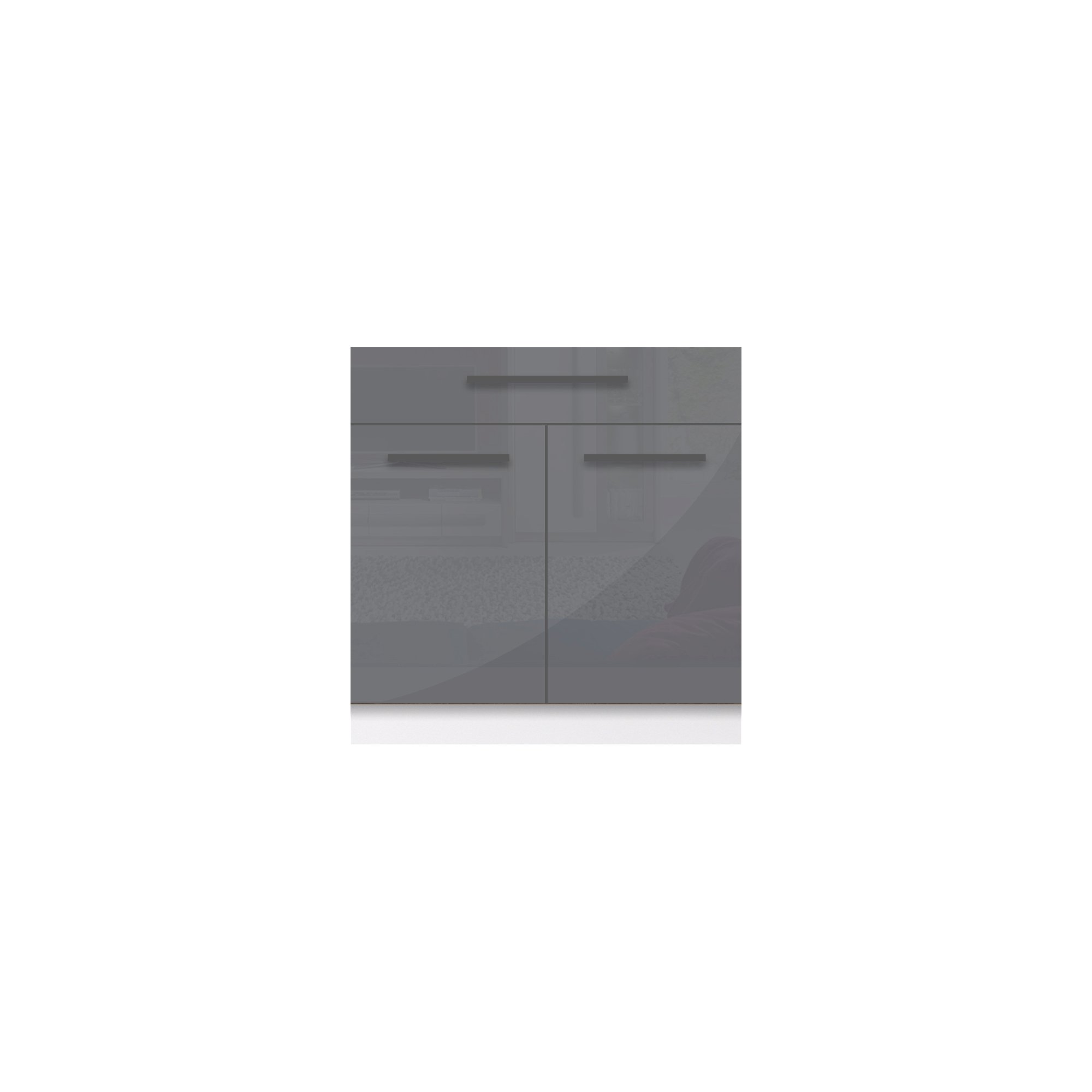 Szafka Kuchenna Creativa 6D z szufladą Szary Połysk