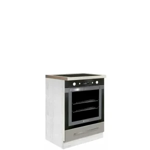 Szafka kuchenna Creativa 17D na piekarnik Szary Połysk