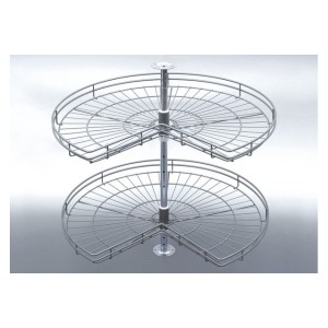 Szafka kuchenna Creativa 16D narożna z pólką obrotową Szary Połysk