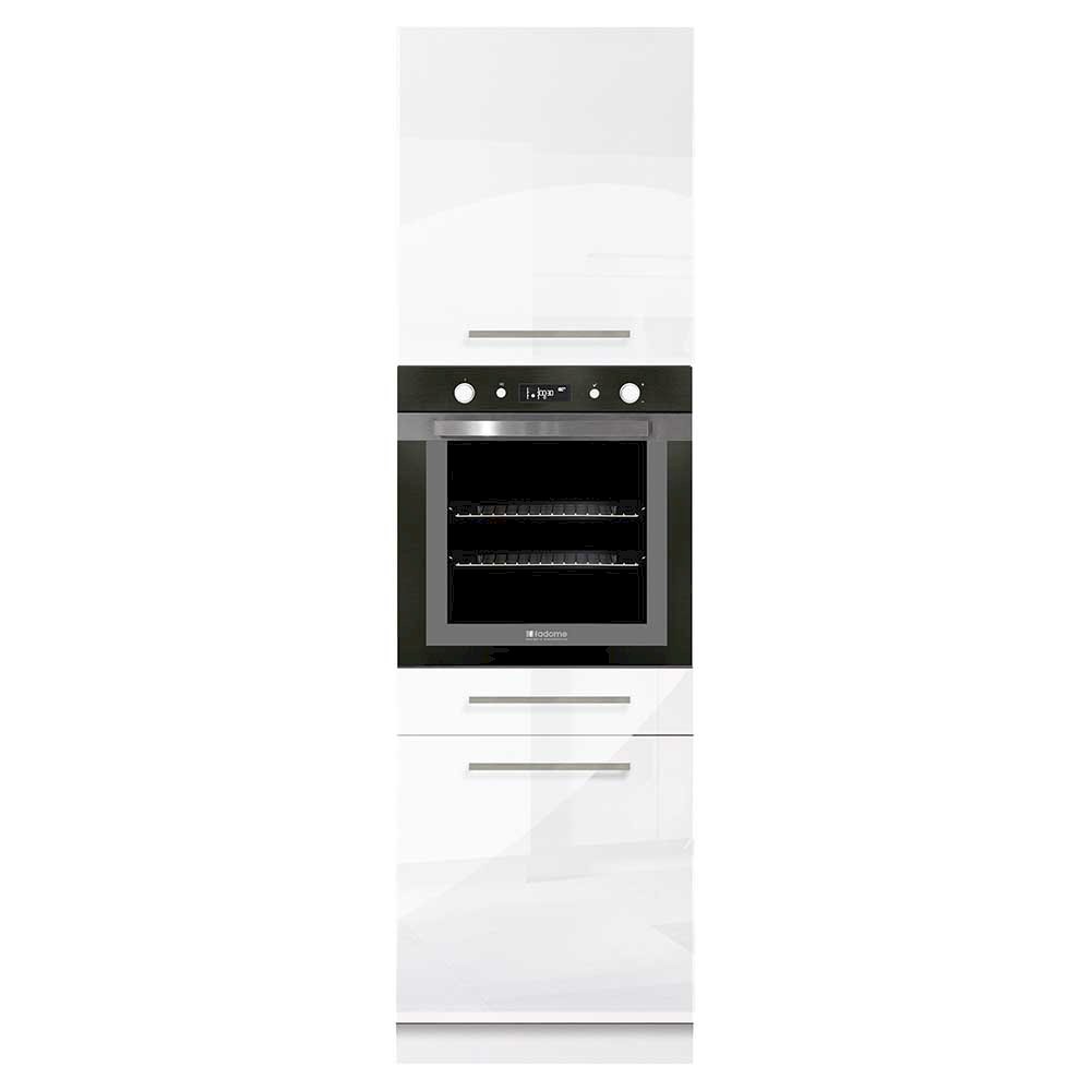 Szafka kuchenna Creativa 20D wysoka Szary Połysk