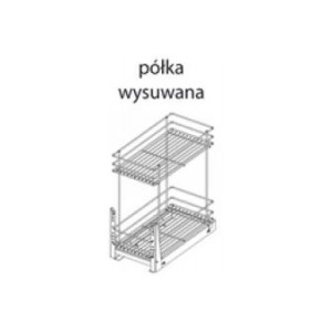 Szafka kuchenna Creativa 26D cargo Szary Połysk