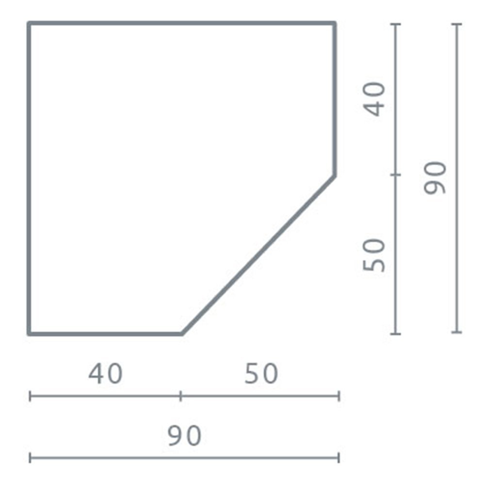 Szafa narożna Planet PL2L/P