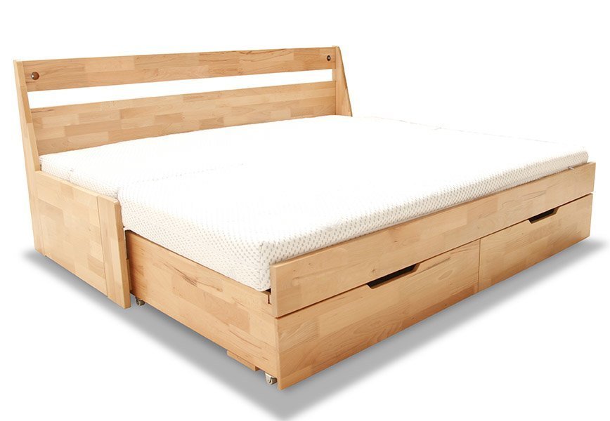 Łóżko Drewniane DUO A
