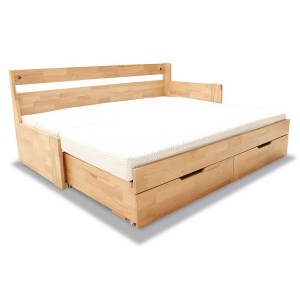 Łóżko Drewniane DUO B