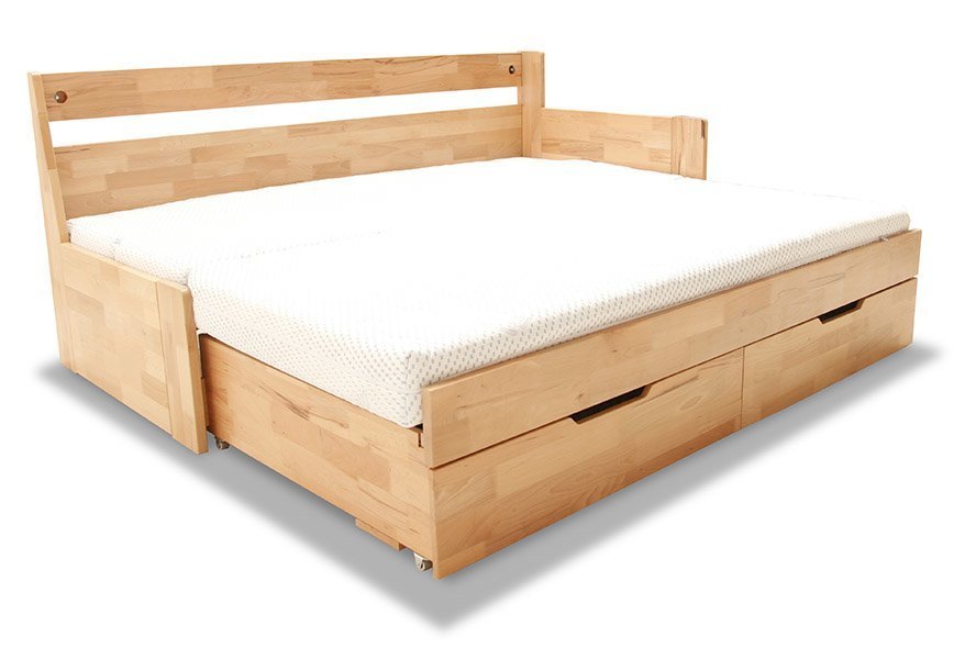 Łóżko Drewniane DUO B