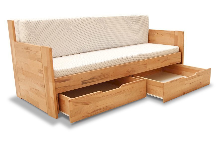 Łóżko Drewniane DUO C