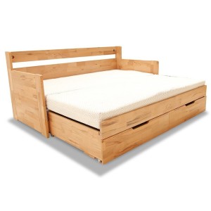 Łóżko Drewniane DUO C