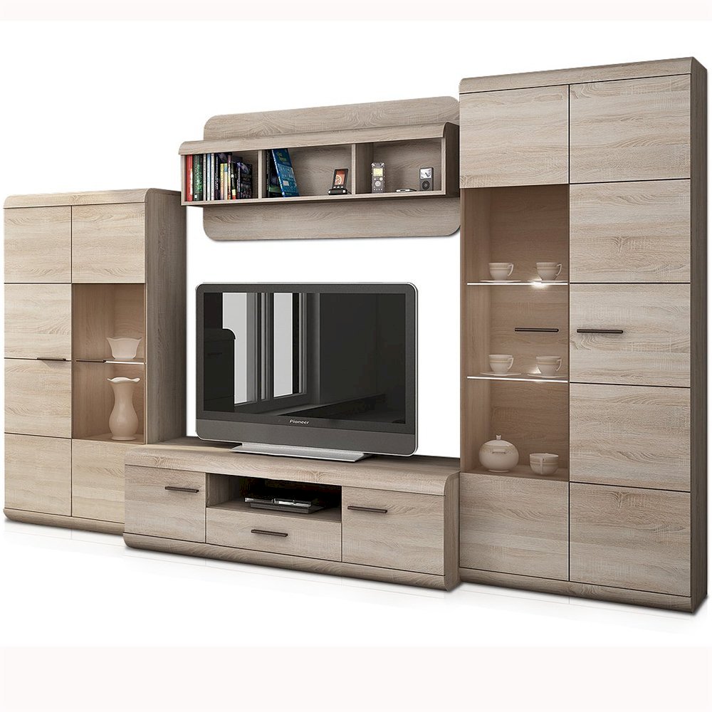 Meblościanka Link Dąb Sonoma