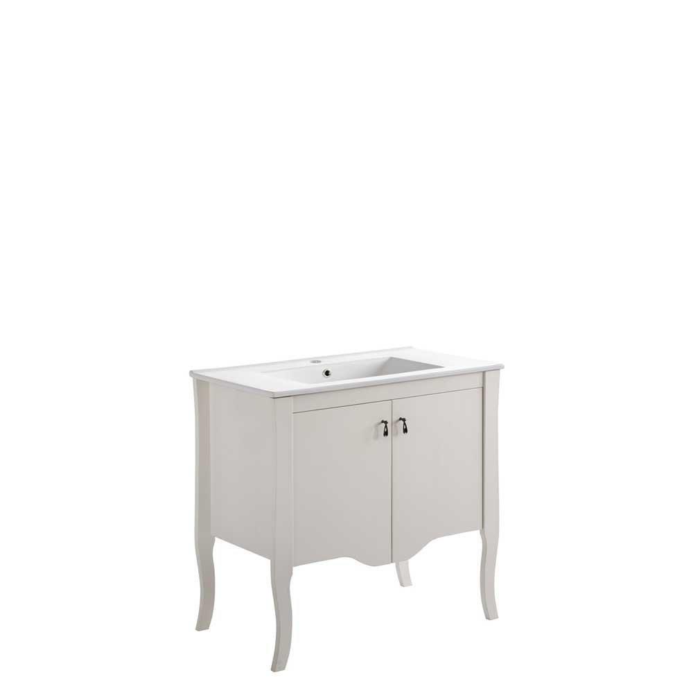 Drewniana szafka z umywalką 80 cm Elisabeth 821