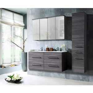 Podwójna umywalka ceramiczna 120 cm