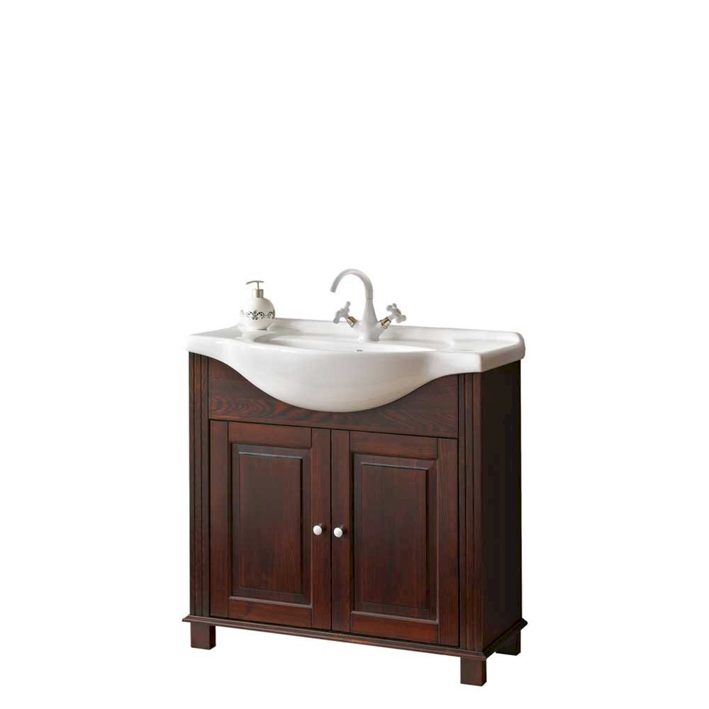 Drewniana szafka pod umywalkę 85 cm Retro 821