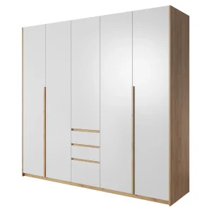 Szafa Xelo 230 dąb craft złoty + biały