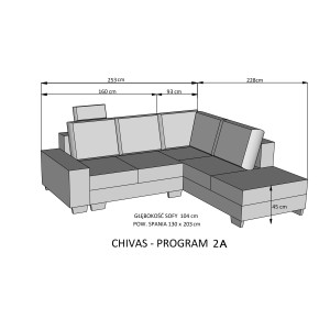 Narożnik Chivas Program 2