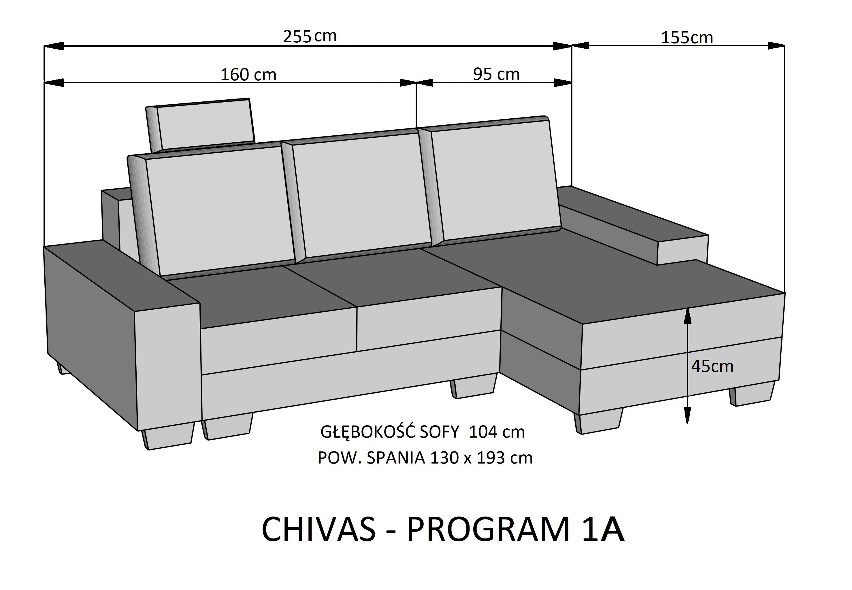 Narożnik Chivas Program 1