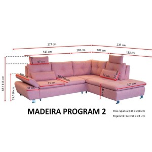 Narożnik Madeira Program 2