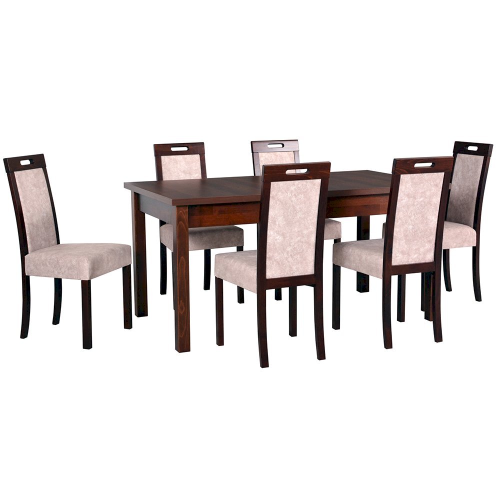 Stół Modena 2 + 6 krzeseł Roma 5