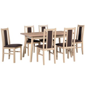 Stół Oslo 5 + 6 krzeseł Boss 14
