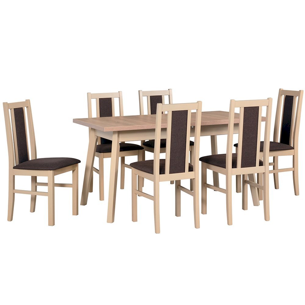 Stół Oslo 5 + 6 krzeseł Boss 14