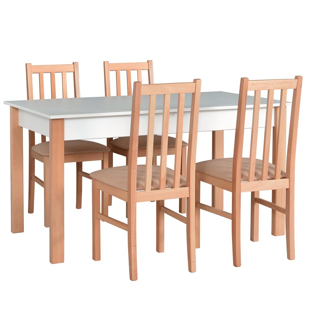 Stół Alba 2 + 4 krzeseł Boss 10