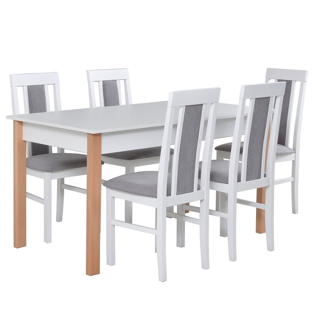 Stół Alba 2 + 4 krzesła Nilo 2