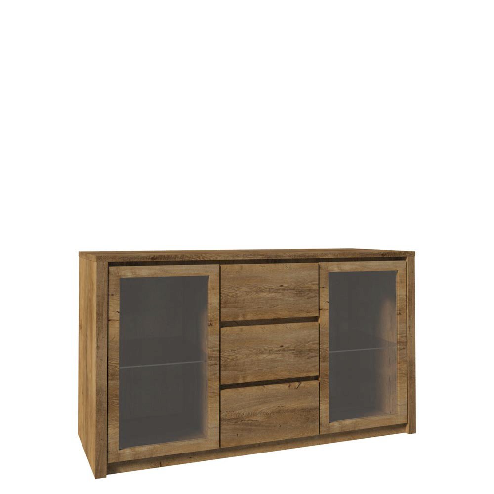 Komoda Montana K2D  drzwi szkło