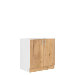Szafka kuchenna Sara 80 ZL 2F BB Dąb Lefkas