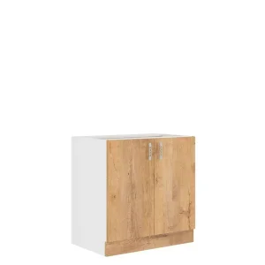 Szafka kuchenna Sara 80 D 2F BB Dąb Lefkas