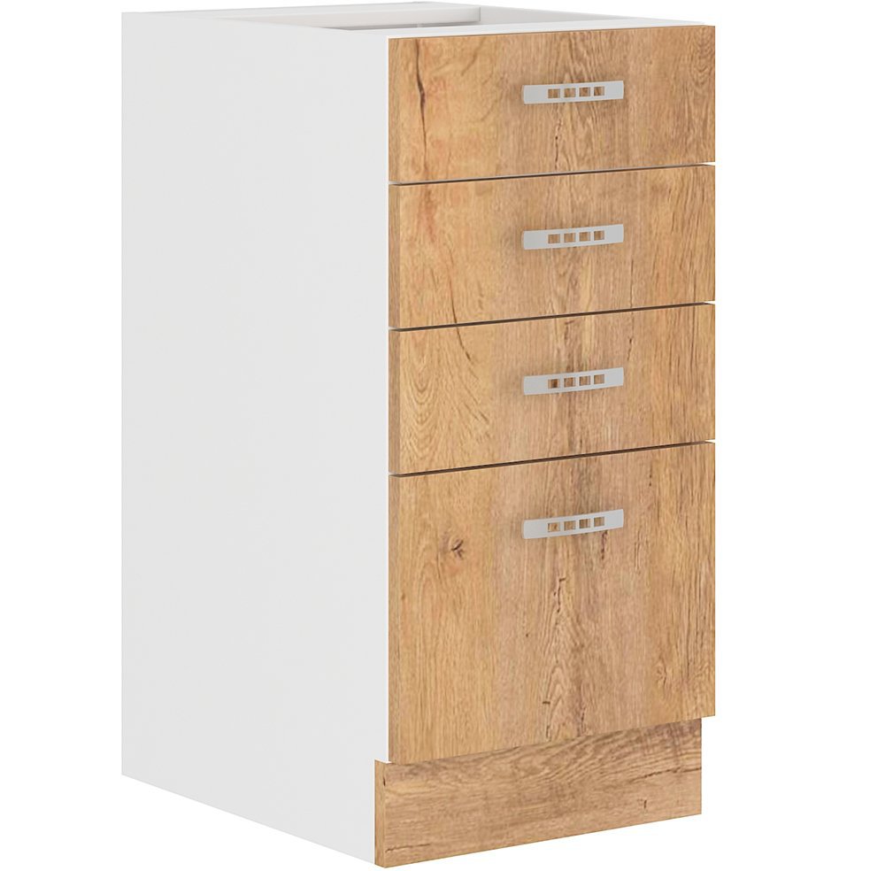 Szafka kuchenna Sara 40 D 4S BB Dąb Lefkas